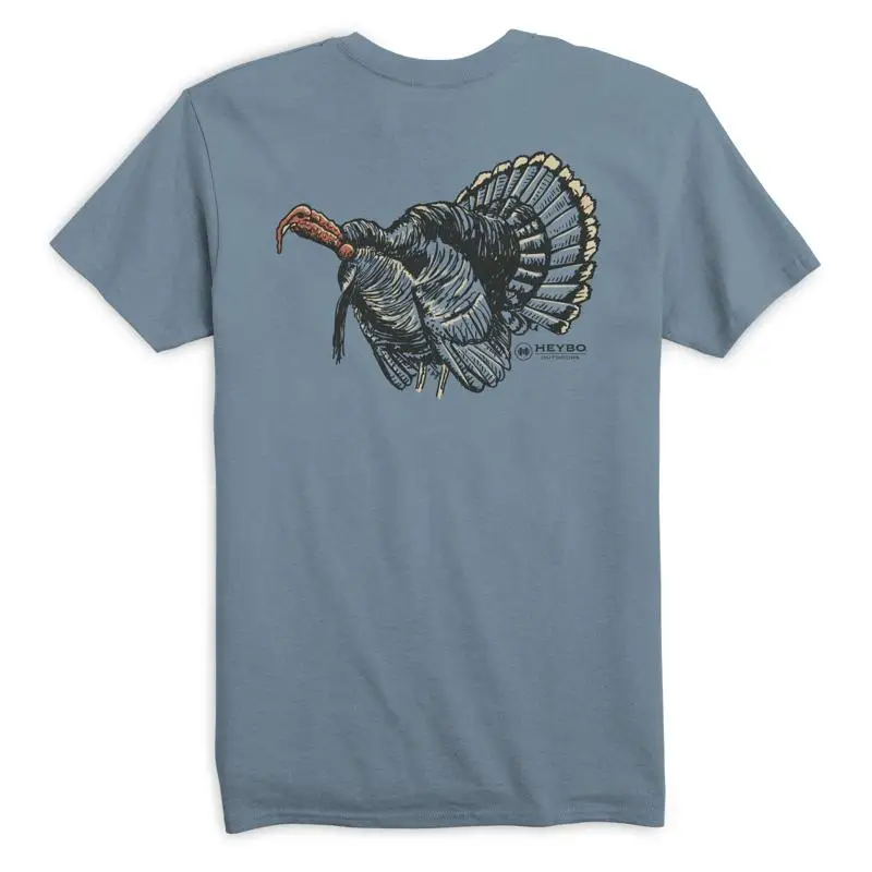 Outdoor Hunting T Shirts - Heybo Outdoors Hunting Longbeard Turkey Dedicated