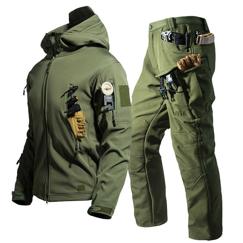 New Soft Shell Tactical Jacket - Camouflage Hunting Jacket 评论和价格