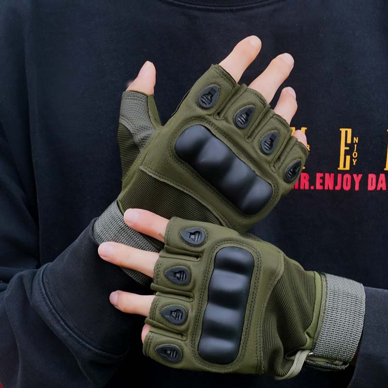 Outdoor Tactical Gloves Half F - Outdoor Hunting Gloves 评论和价格