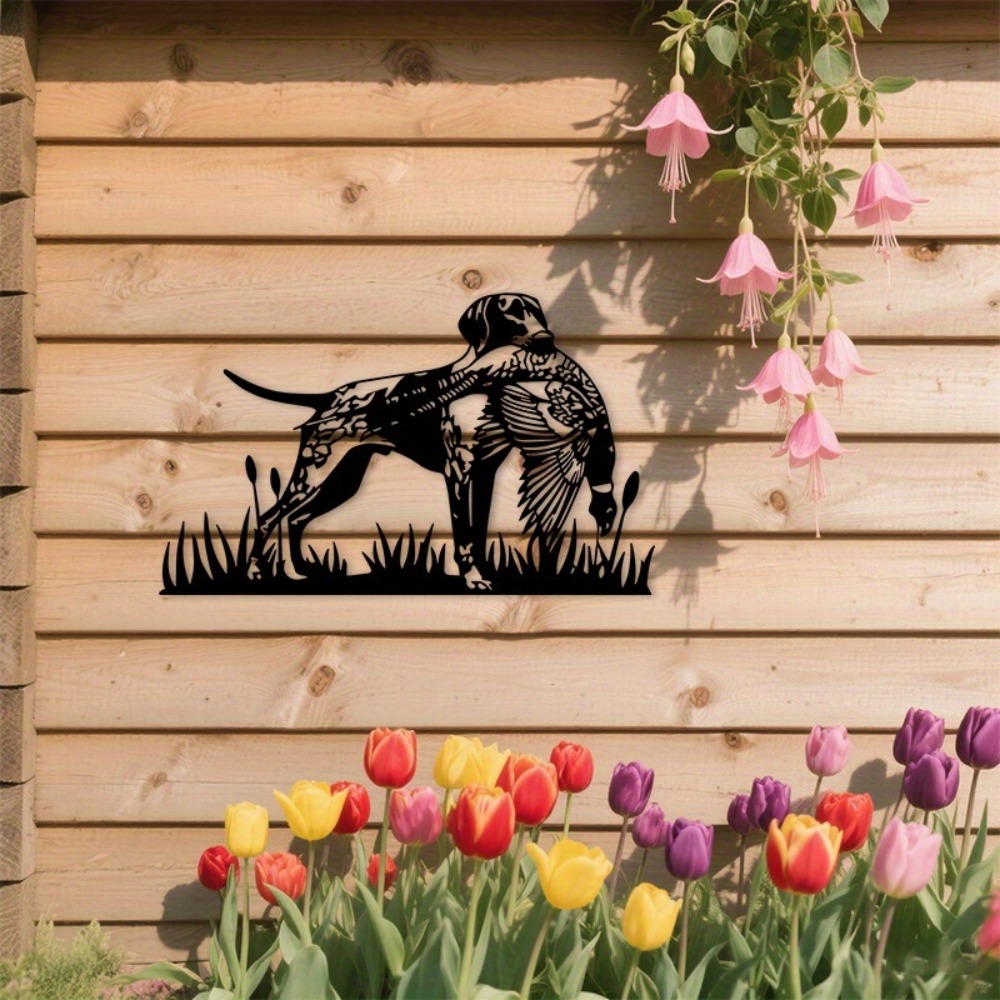 CIFBUY Metal Wall Art Hunting  - Hunting Dog Outdoor 评论和价格