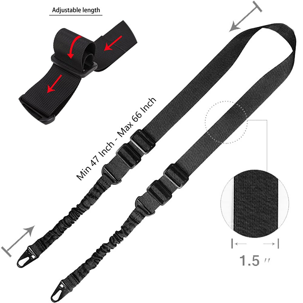 Tactical Two Point Sling-2 Pic - Rifle Sling Swivel 评论和价格