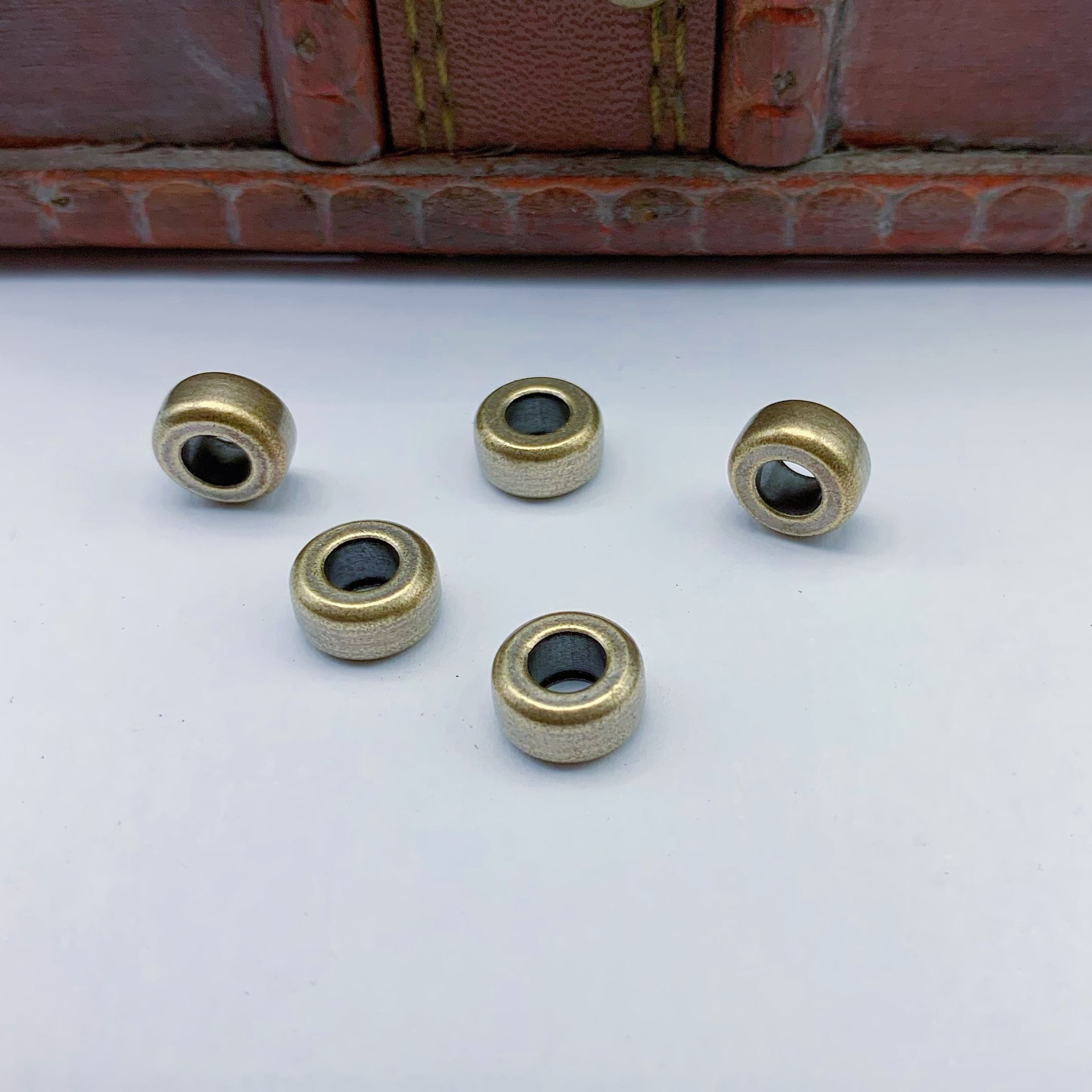 10pcs Brass old bead DIY brace - Paracord Survival Bracelet 评论和价格