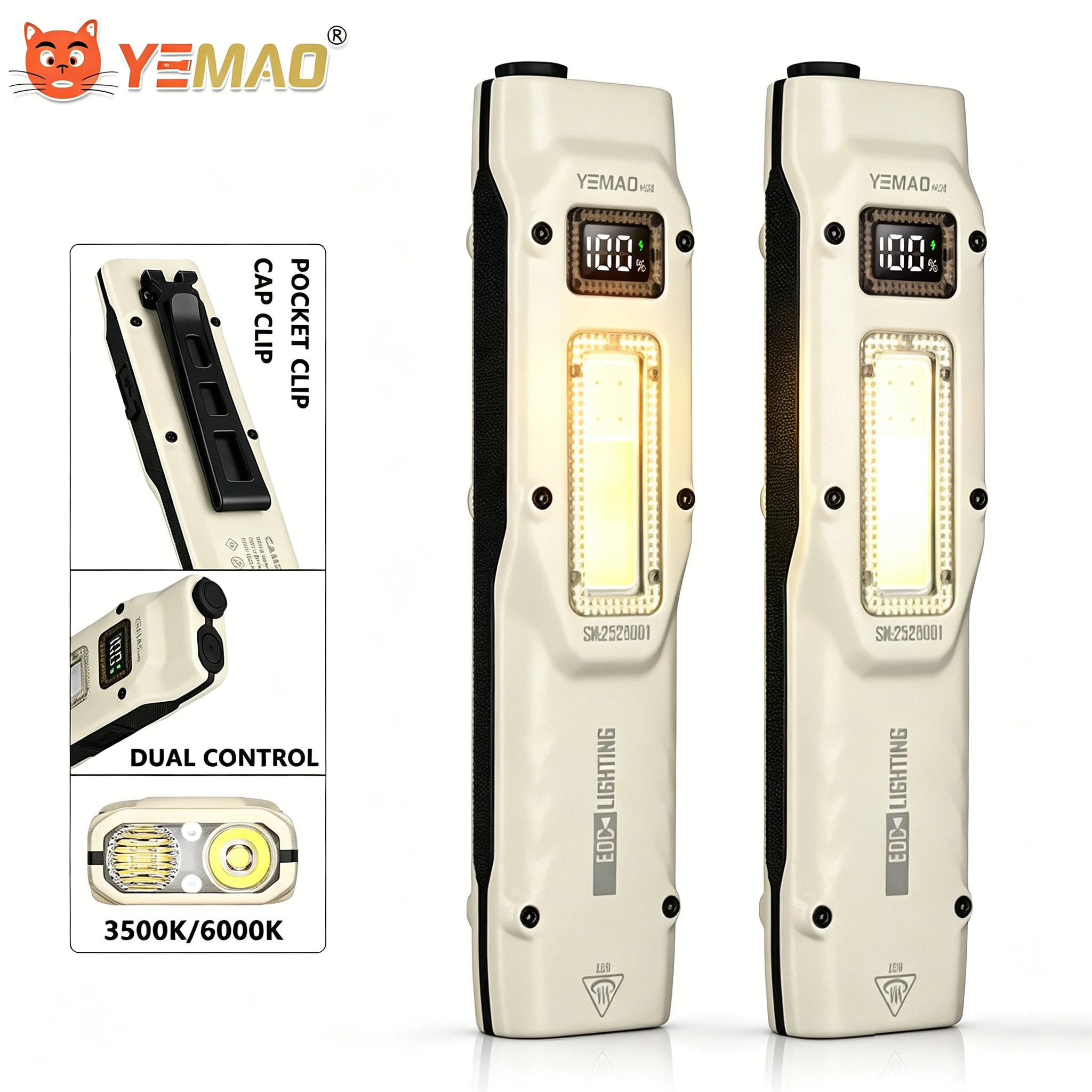 Portable 880LM YEMAO M28 Ultra - Tactical Flashlight Rechargeable 评论和价格