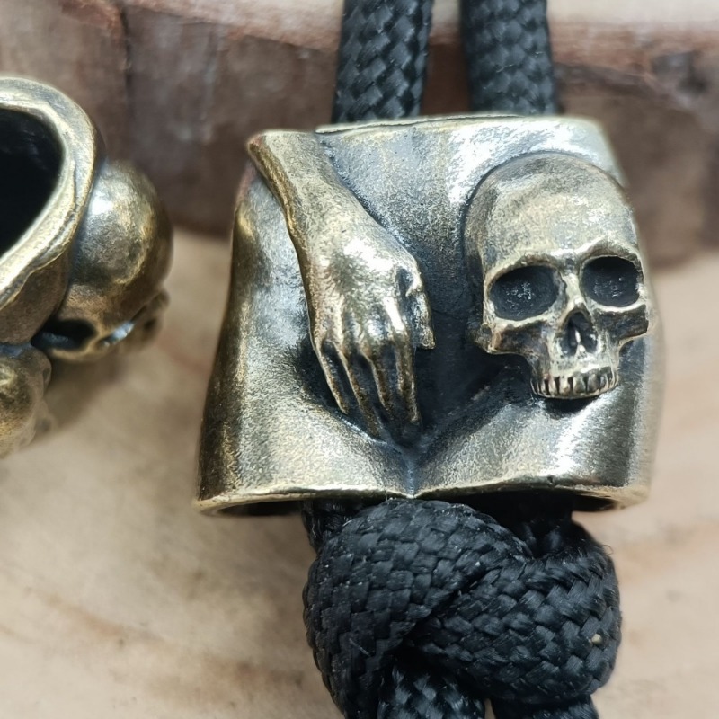 Love Skull Brass Knife Beads E - Paracord Survival Bracelet 评论和价格