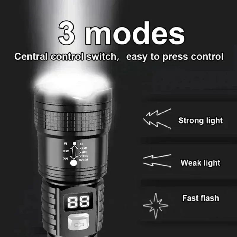 Rechargeable LED Flashlight 10 - Tactical Flashlight Rechargeable 评论和价格