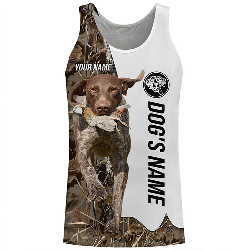 Personalized Dog Lover Tank To - Hunting Dog Outdoor 评论和价格