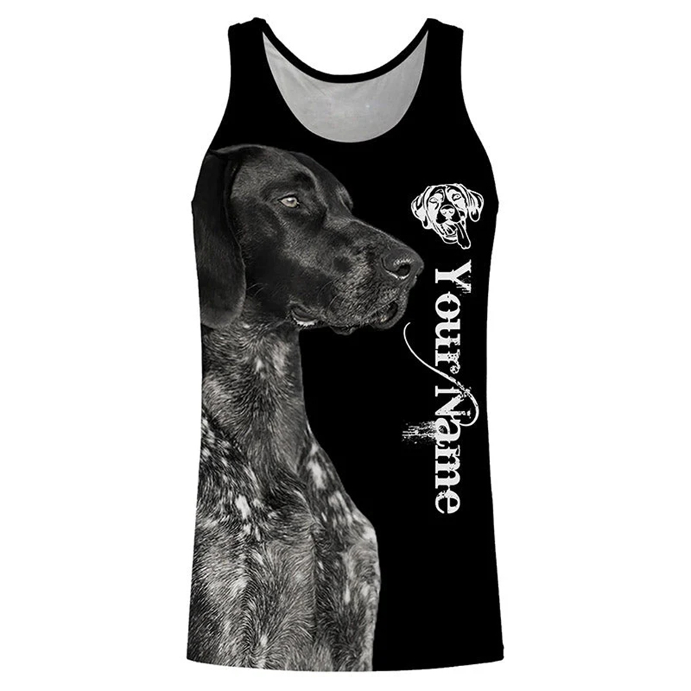 Personalized Dog Lover Tank To - Hunting Dog Outdoor 评论和价格