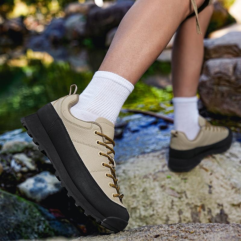 Trendy Leather Shoes Hiking Me - Hunting Outdoor Brands 评论和价格