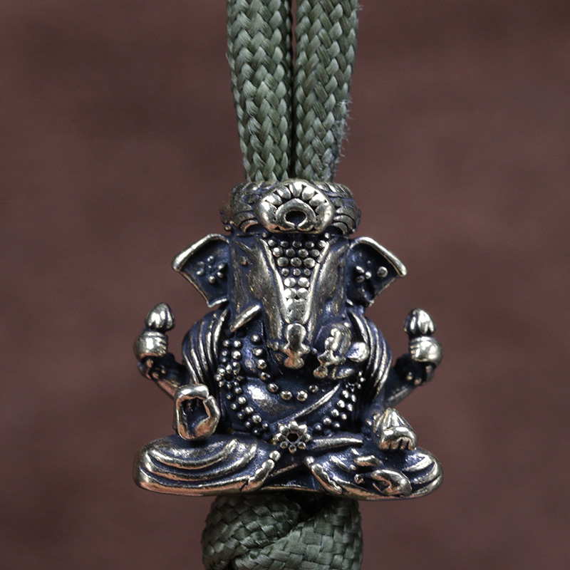 Thailand Elephant God Brass Kn - Paracord Survival Bracelet 评论和价格