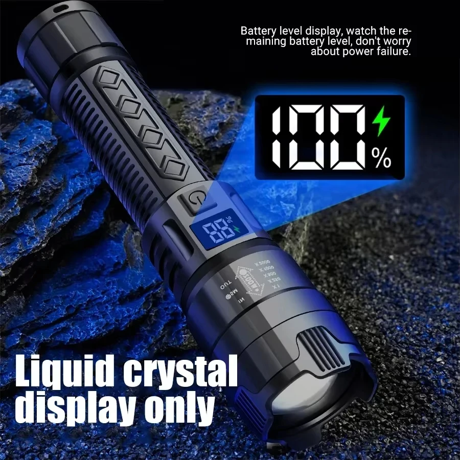 Tactical LED Flashlight 2000LM - Tactical Flashlight Rechargeable 评论和价格