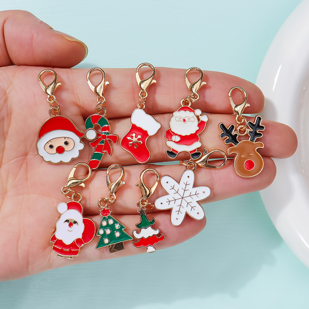 5/10/15pcs Enamel Christmas Ch - Elk Bugle Call 评论和价格