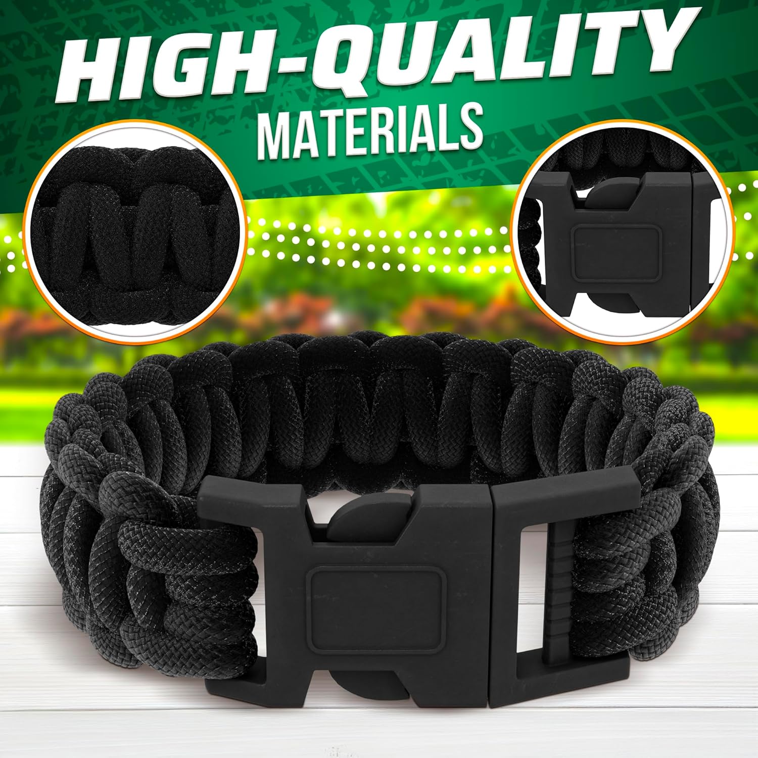 Paracord Bracelets for Men Wom - Paracord Survival Bracelet 评论和价格