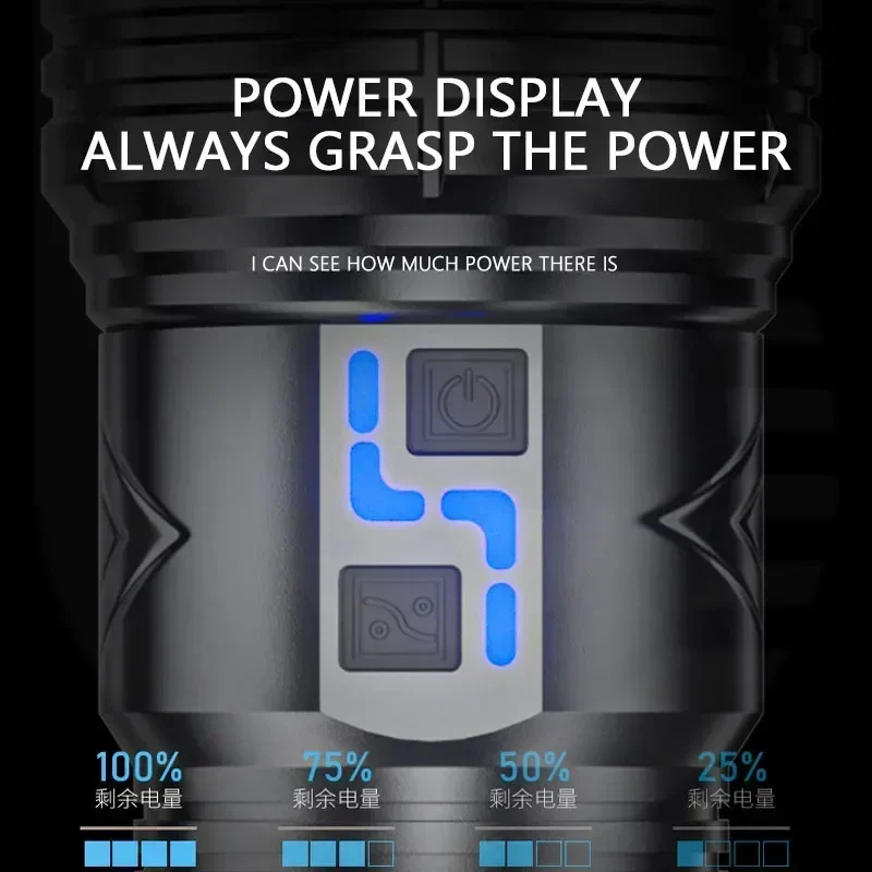 99000000LM Super Bright LED Fl - Tactical Flashlight Rechargeable 评论和价格