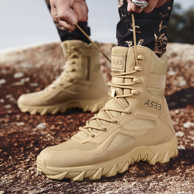 Men Tactical Boot Safety Anti- - Hunting Outdoor Brands 评论和价格