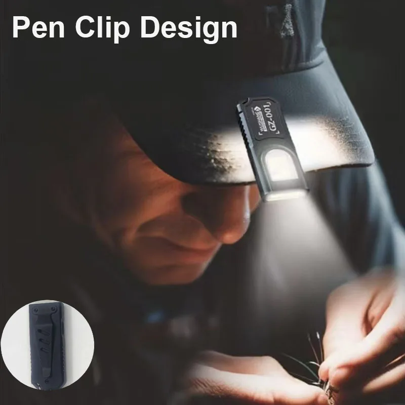 Powerful Mini COB LED Keychain - Tactical Flashlight Rechargeable 评论和价格