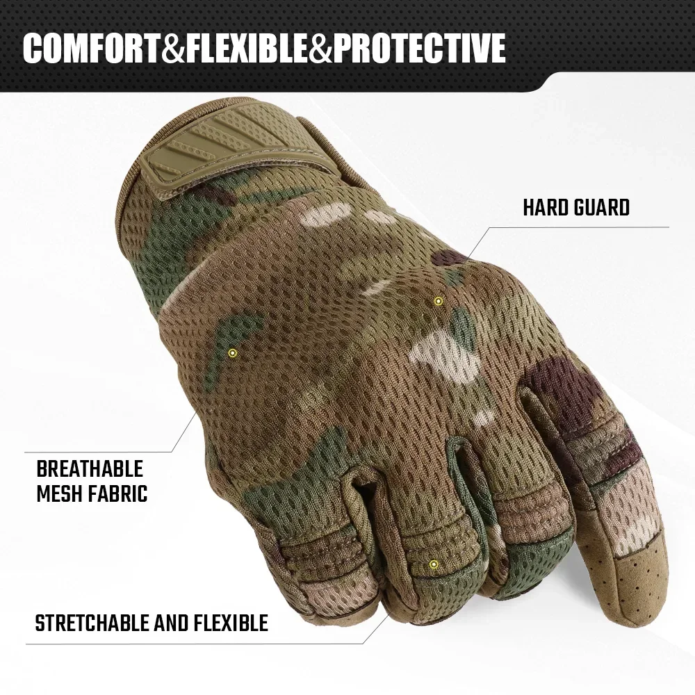 Camo Touch Screen Tactical Glo - Outdoor Hunting Gloves 评论和价格