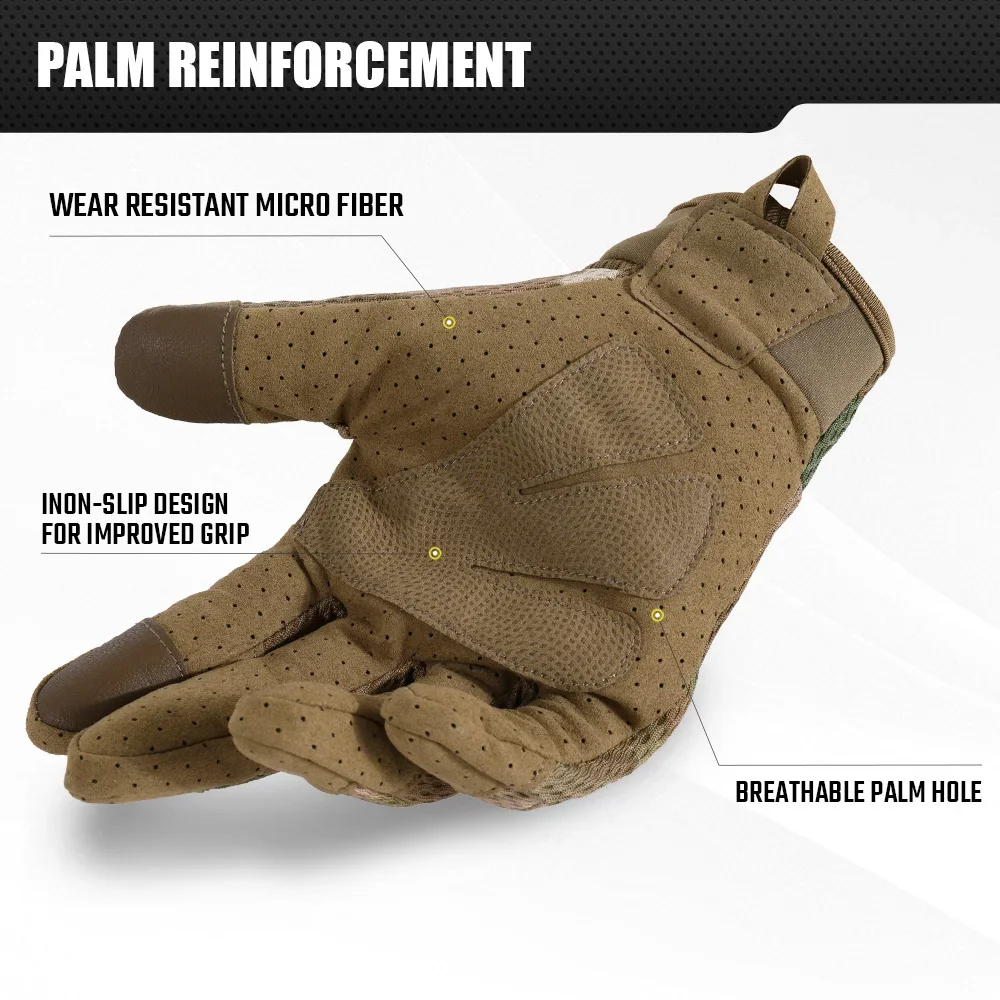 Camo Touch Screen Tactical Glo - Outdoor Hunting Gloves 评论和价格