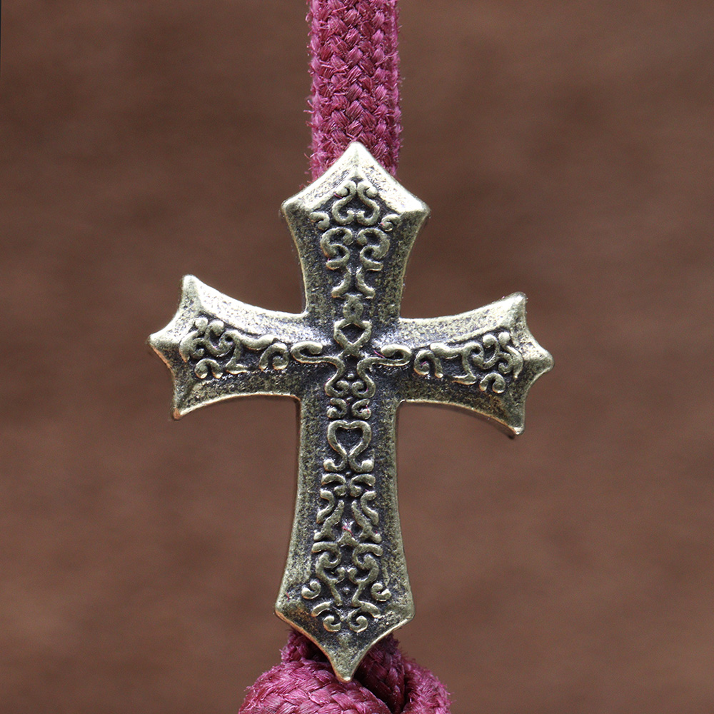 Knights Templar Cross Brass Kn - Paracord Survival Bracelet 评论和价格