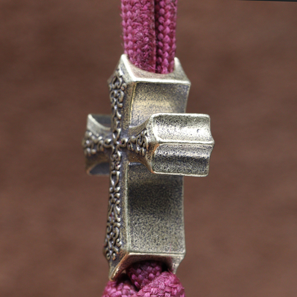Knights Templar Cross Brass Kn - Paracord Survival Bracelet 评论和价格