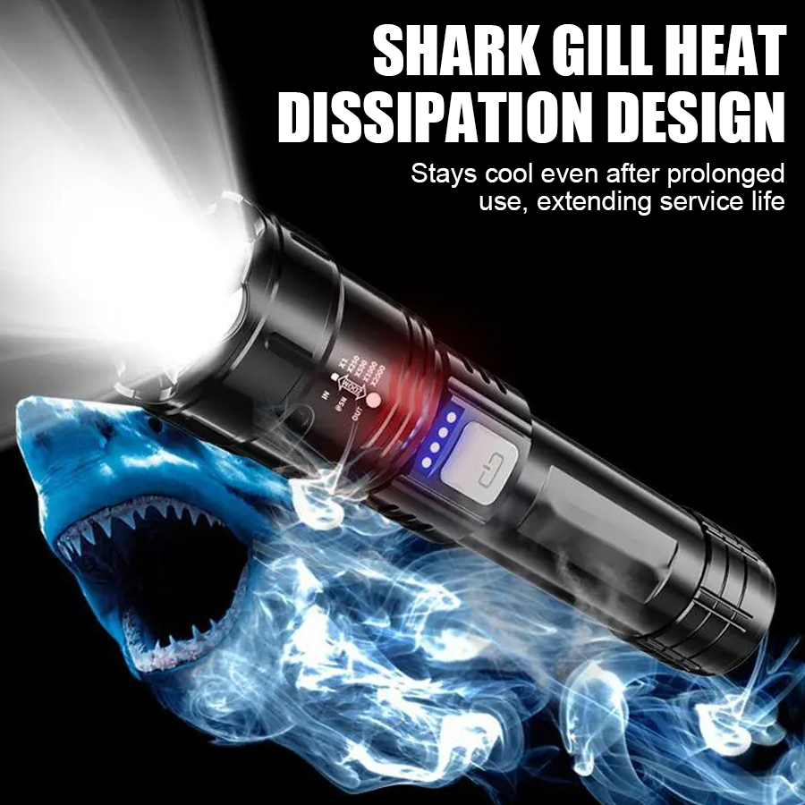 High Power P50 LED Flashlight  - Tactical Flashlight Rechargeable 评论和价格