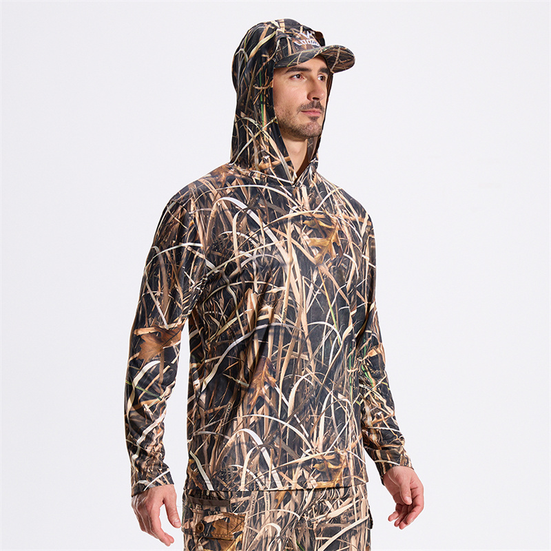 Outdoor Men's Thin Camouflage  - Outdoor Hunting T Shirts 评论和价格