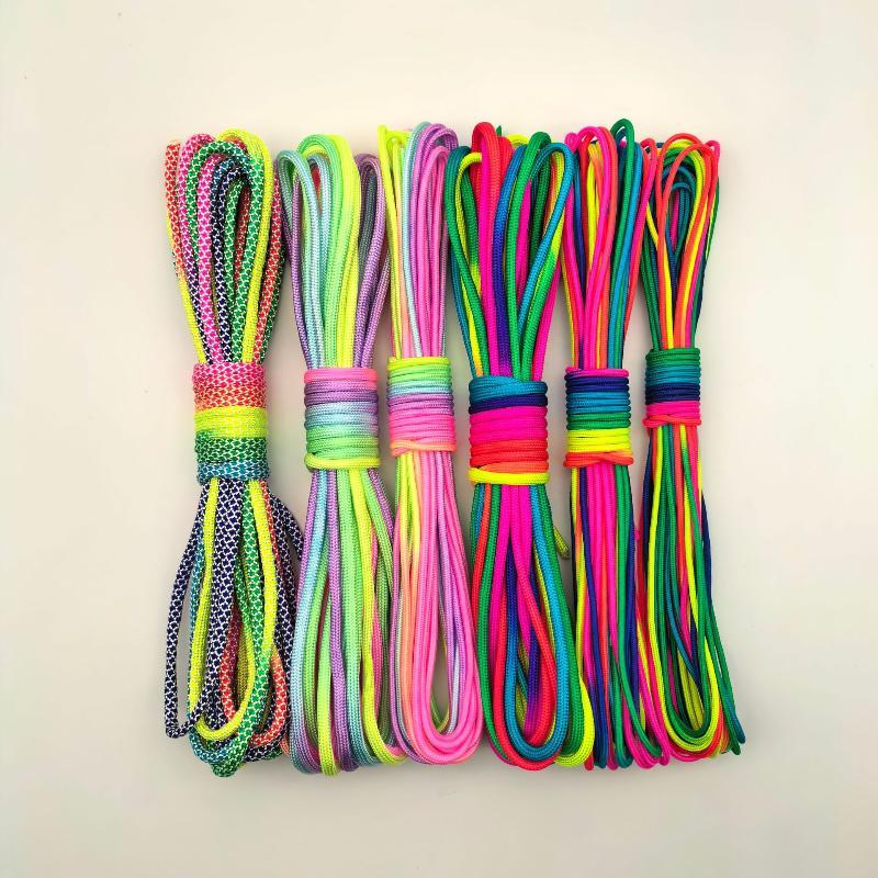 2mm/3mm/4mm Rainbow Paracord 7 - Paracord Survival Bracelet 评论和价格