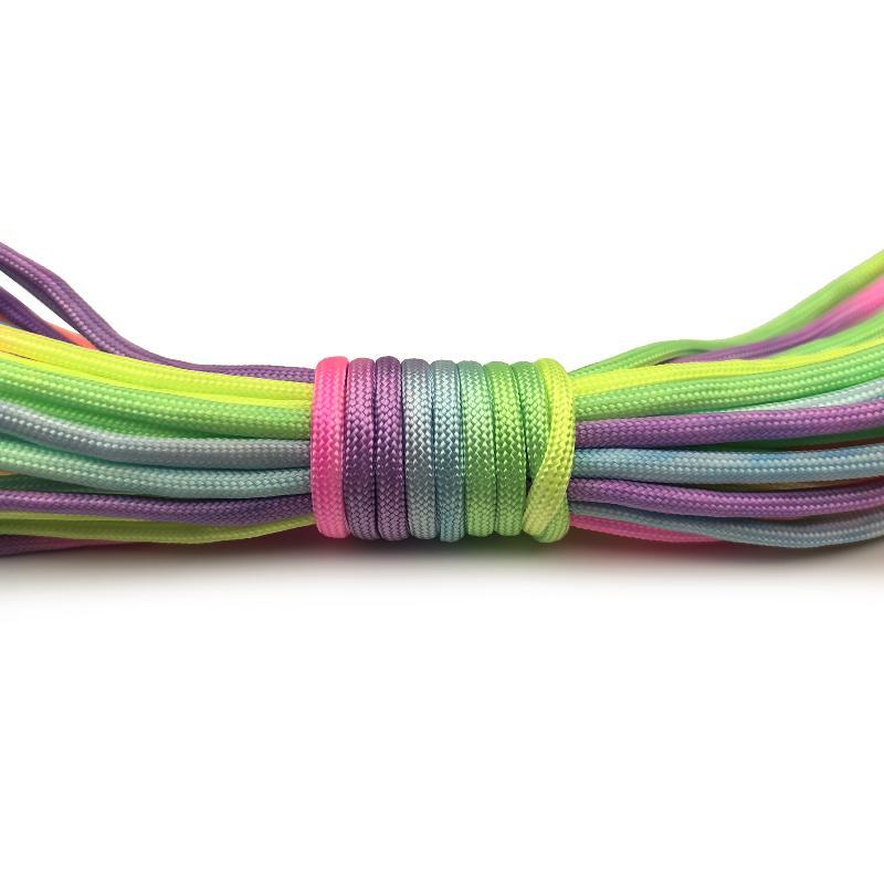 2mm/3mm/4mm Rainbow Paracord 7 - Paracord Survival Bracelet 评论和价格