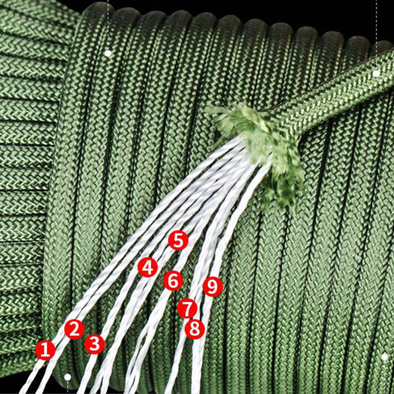 550 Military Paracord 9 Strand - Paracord Survival Bracelet 评论和价格