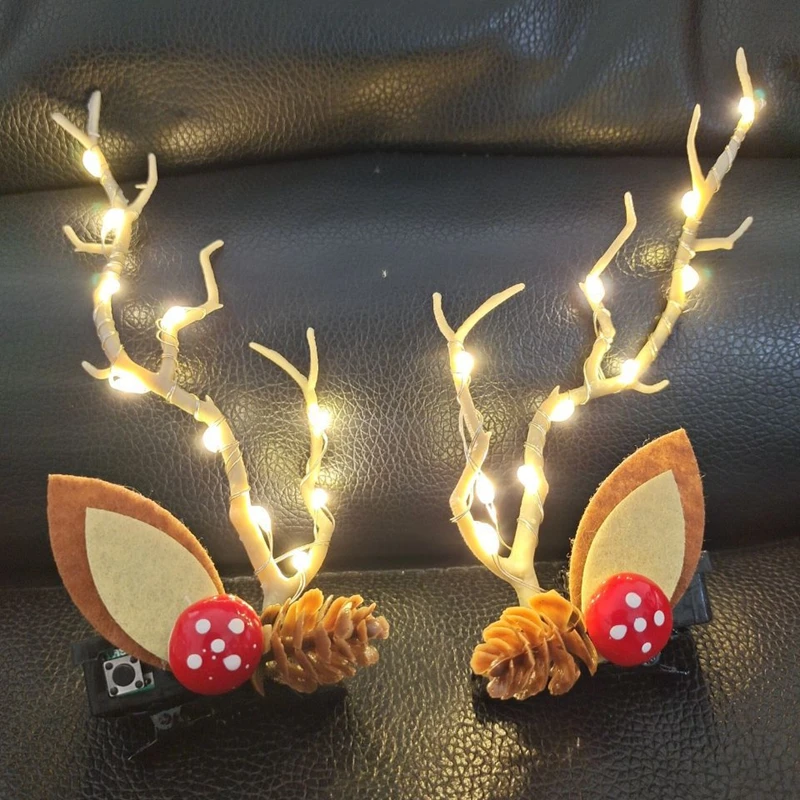 LED Christmas Antler Headwear  - Elk Bugle Call 评论和价格