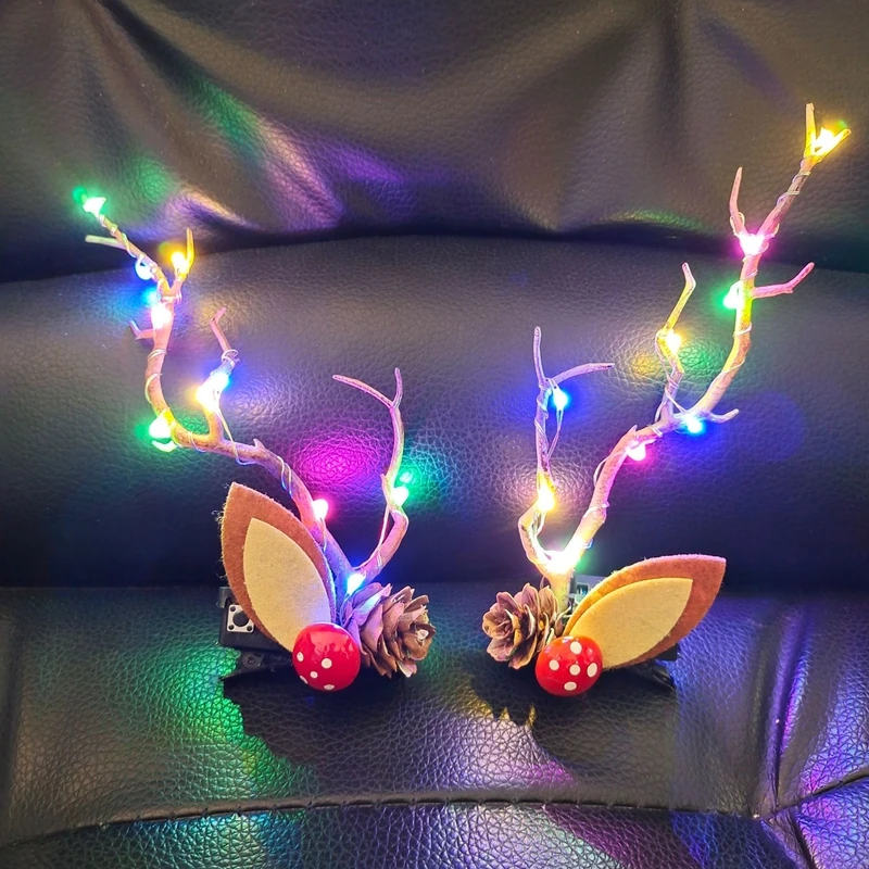 LED Christmas Antler Headwear  - Elk Bugle Call 评论和价格
