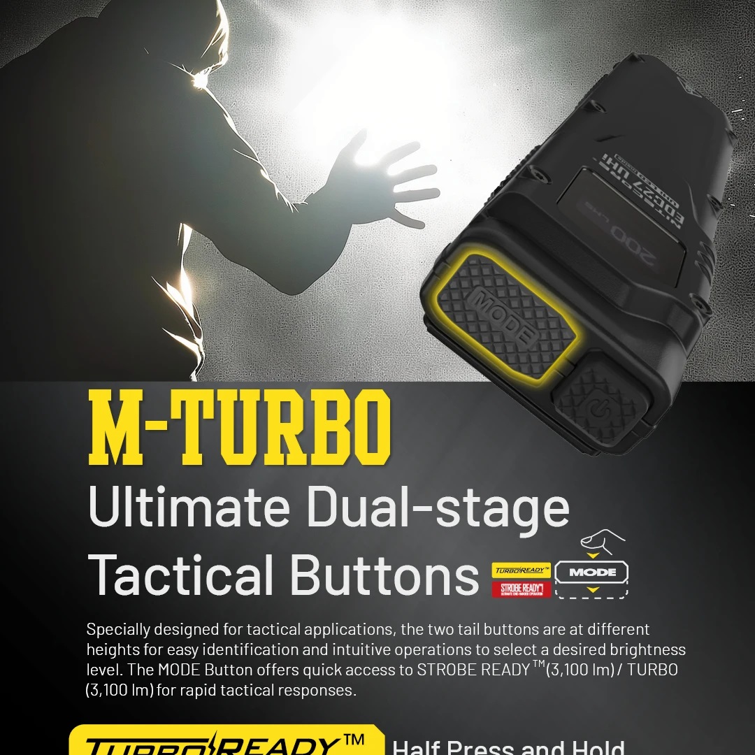 Convoy UHi Tactical EDC Flashl - Tactical Flashlight Rechargeable 评论和价格