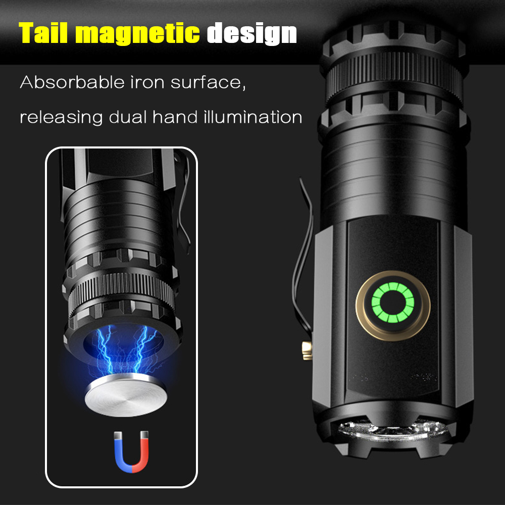 Portable Powerful Mini LED Fla - Tactical Flashlight Rechargeable 评论和价格