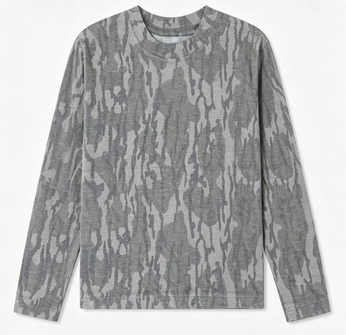 Camo Long Sleeve T‑Shirt Tree  - Outdoor Hunting T Shirts 评论和价格