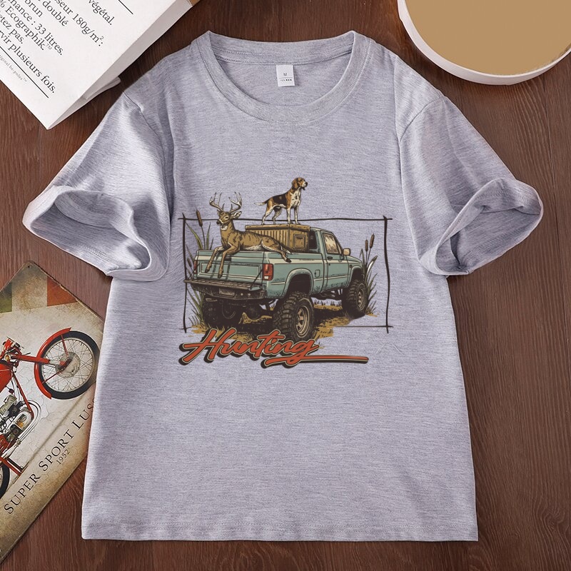 Hunting T Shirt Deer Hunting T - Hunting Dog Outdoor 评论和价格