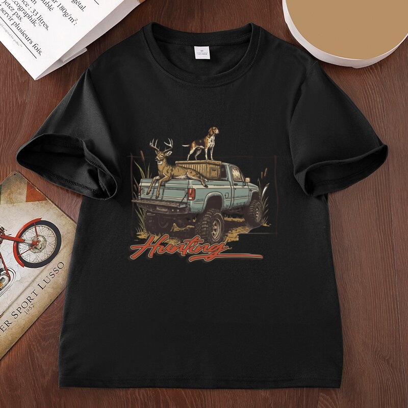 Hunting T Shirt Deer Hunting T - Hunting Dog Outdoor 评论和价格