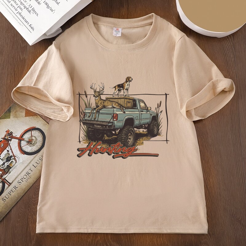 Hunting T Shirt Deer Hunting T - Hunting Dog Outdoor 评论和价格