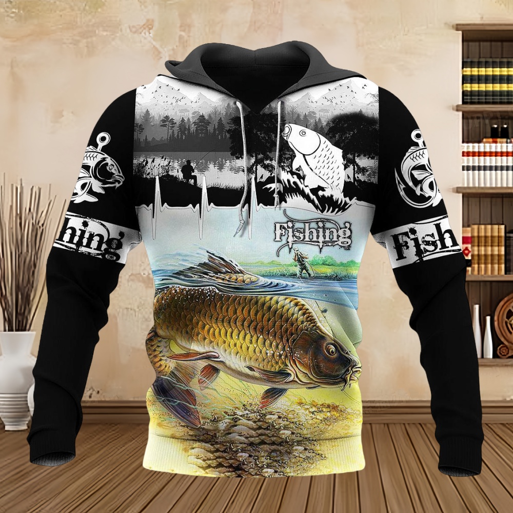 Wild Fishing Print 3D Casual H - Wildman Hunting & Outdoor 评论和价格