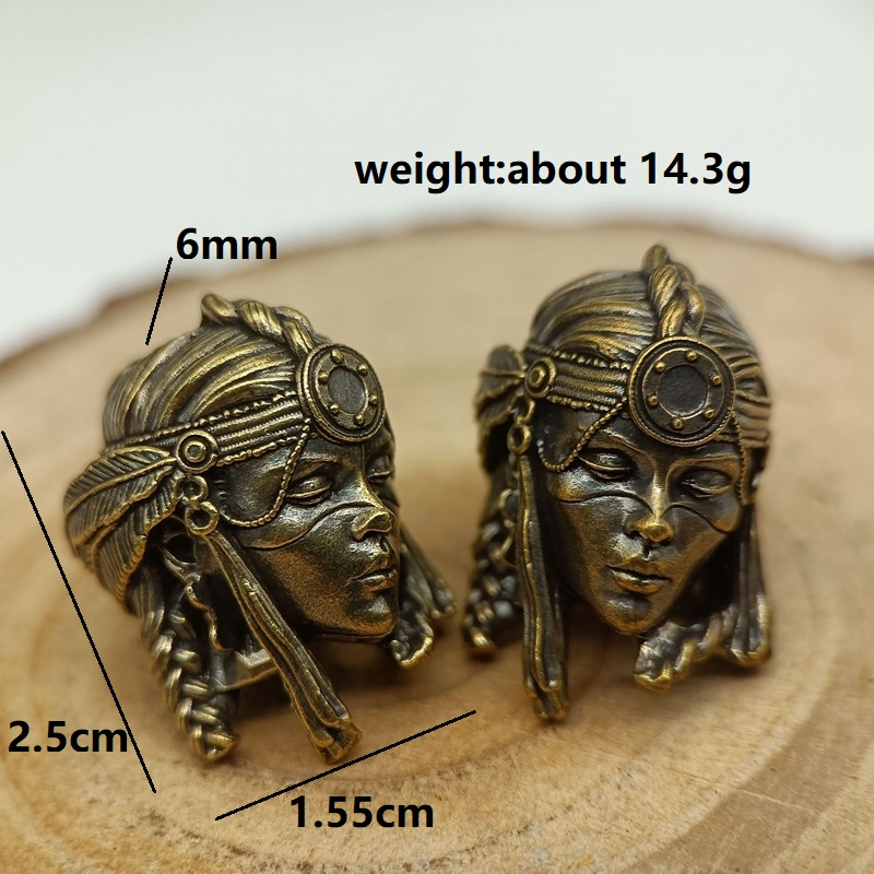 Tribe Female Warrior Brass Kni - Paracord Survival Bracelet 评论和价格