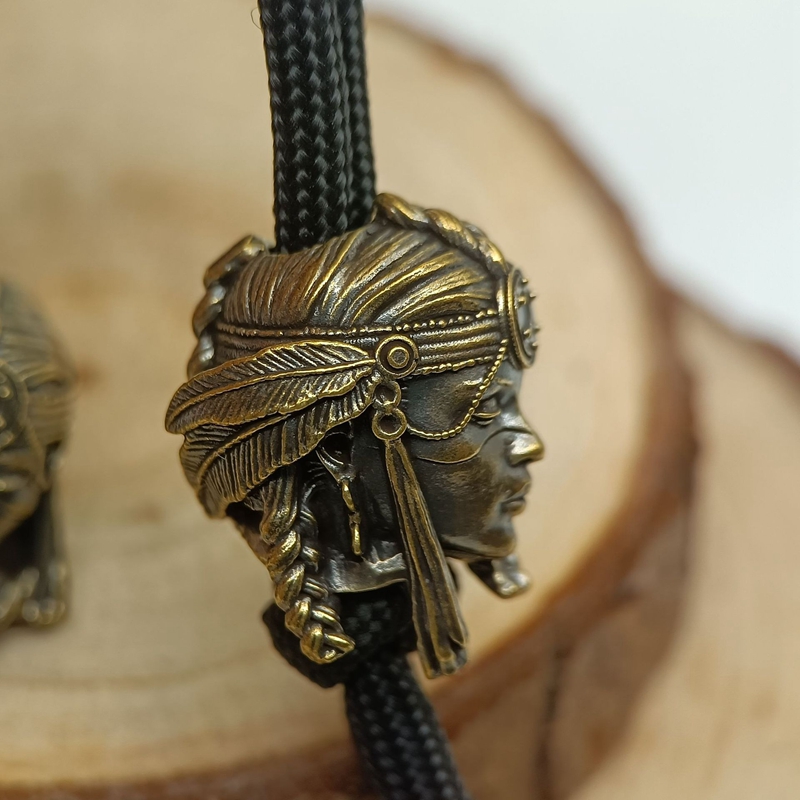 Tribe Female Warrior Brass Kni - Paracord Survival Bracelet 评论和价格