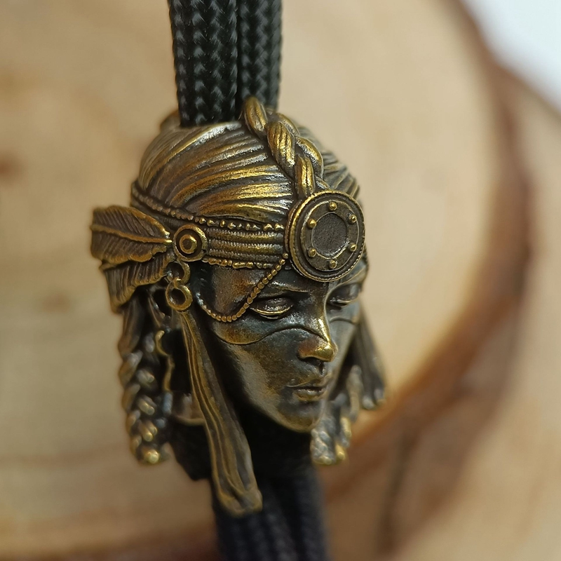 Tribe Female Warrior Brass Kni - Paracord Survival Bracelet 评论和价格