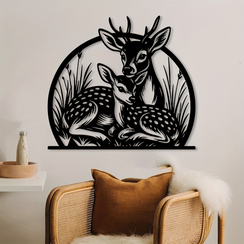 Brand Rustic Iron Deer Wall Ar - Hunting Outdoor Brands 评论和价格