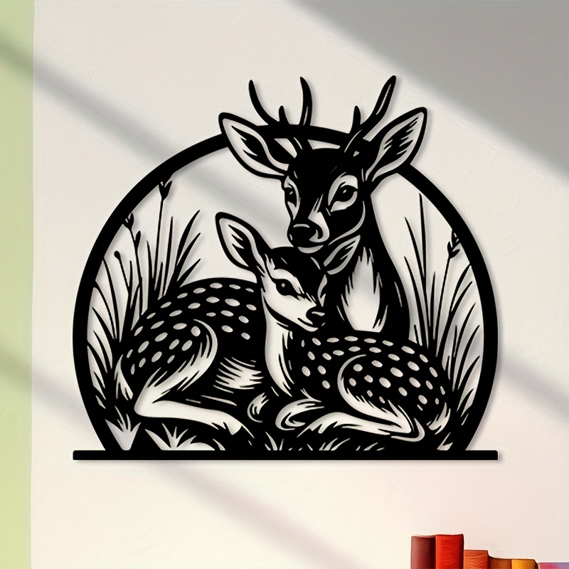 Brand Rustic Iron Deer Wall Ar - Hunting Outdoor Brands 评论和价格