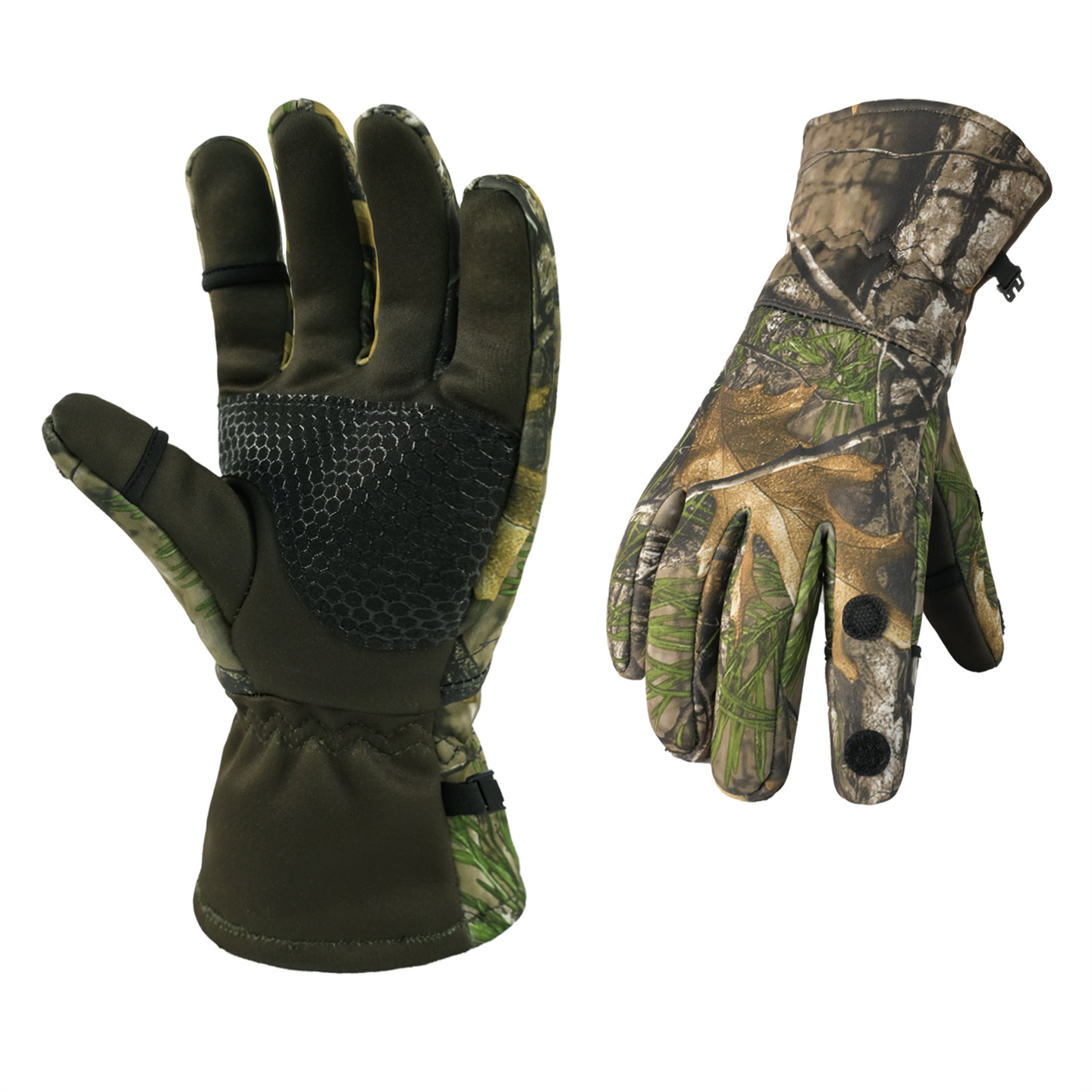 Outdoor Bionic Hunting Camoufl - Outdoor Hunting Gloves 评论和价格