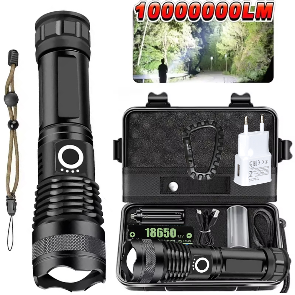 High Power LED Flashlight Rech - Tactical Flashlight Rechargeable 评论和价格
