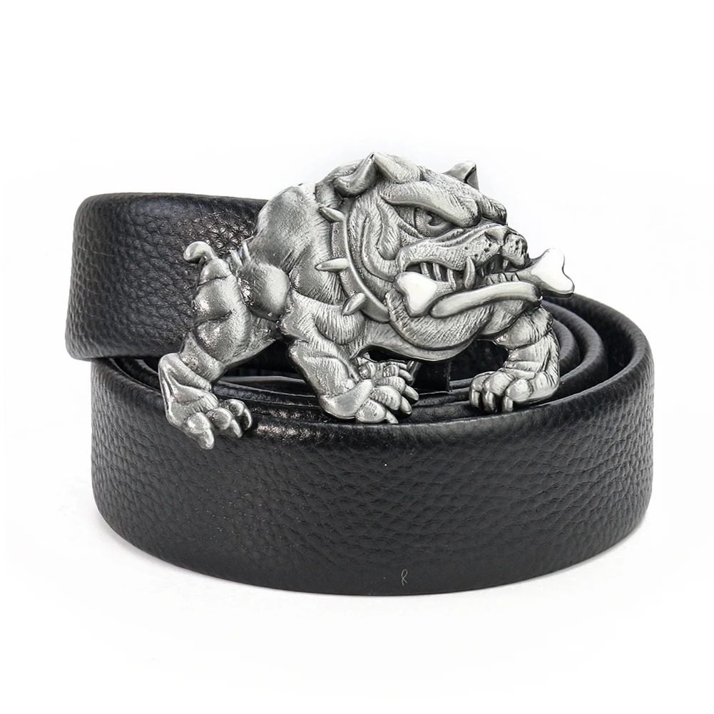 Pit Bull Dog Fangs Belt Buckle - Hunting Dog Outdoor 评论和价格