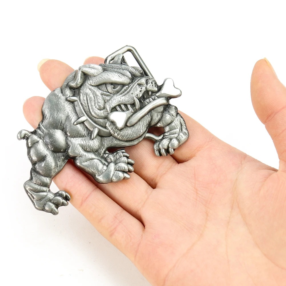 Pit Bull Dog Fangs Belt Buckle - Hunting Dog Outdoor 评论和价格