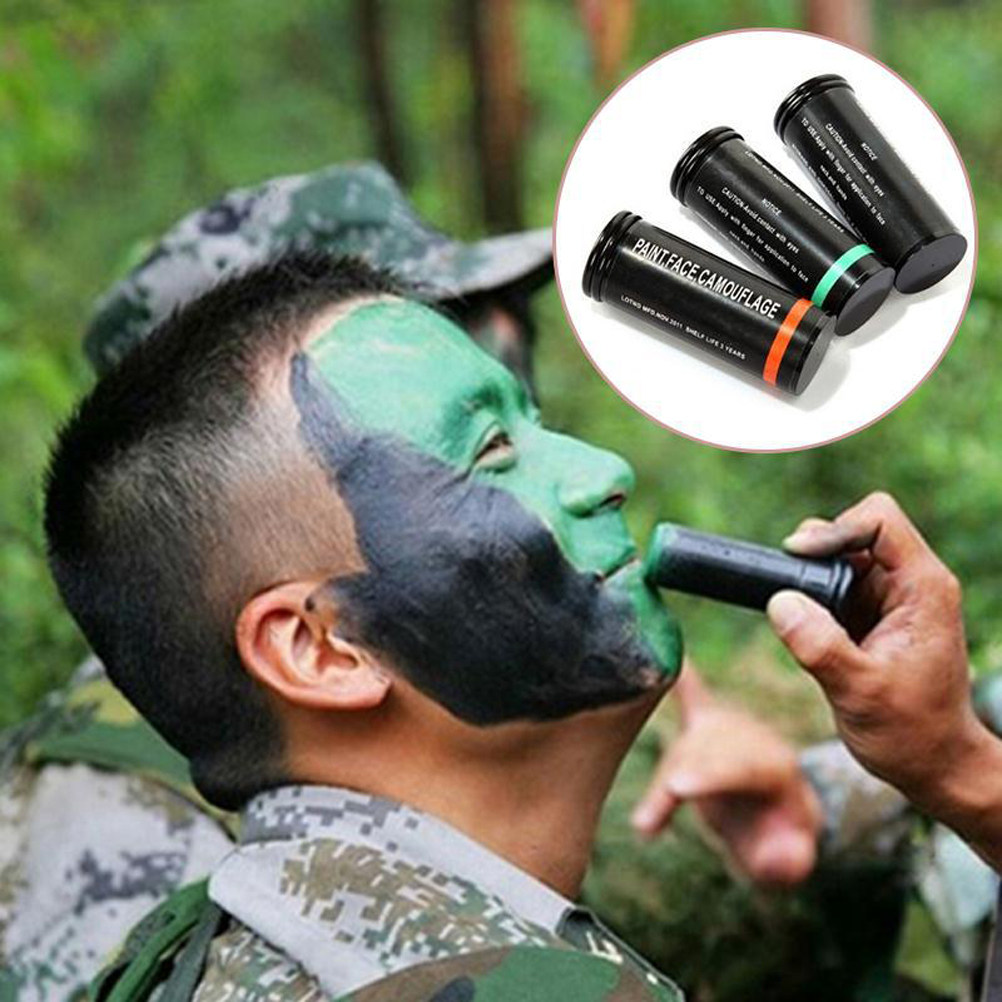 3Pcs Camo Face Paint Kit Skin  - Camo Face Paint 评论和价格